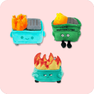 Dumpster Fire Plush Bundle