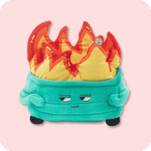 Dumpster Fire Plush Style B