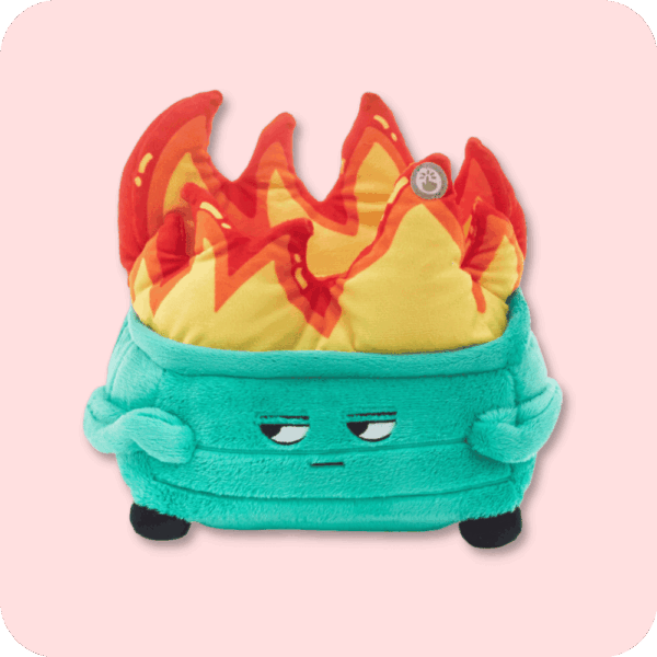 Dumpster Fire Plush Style B